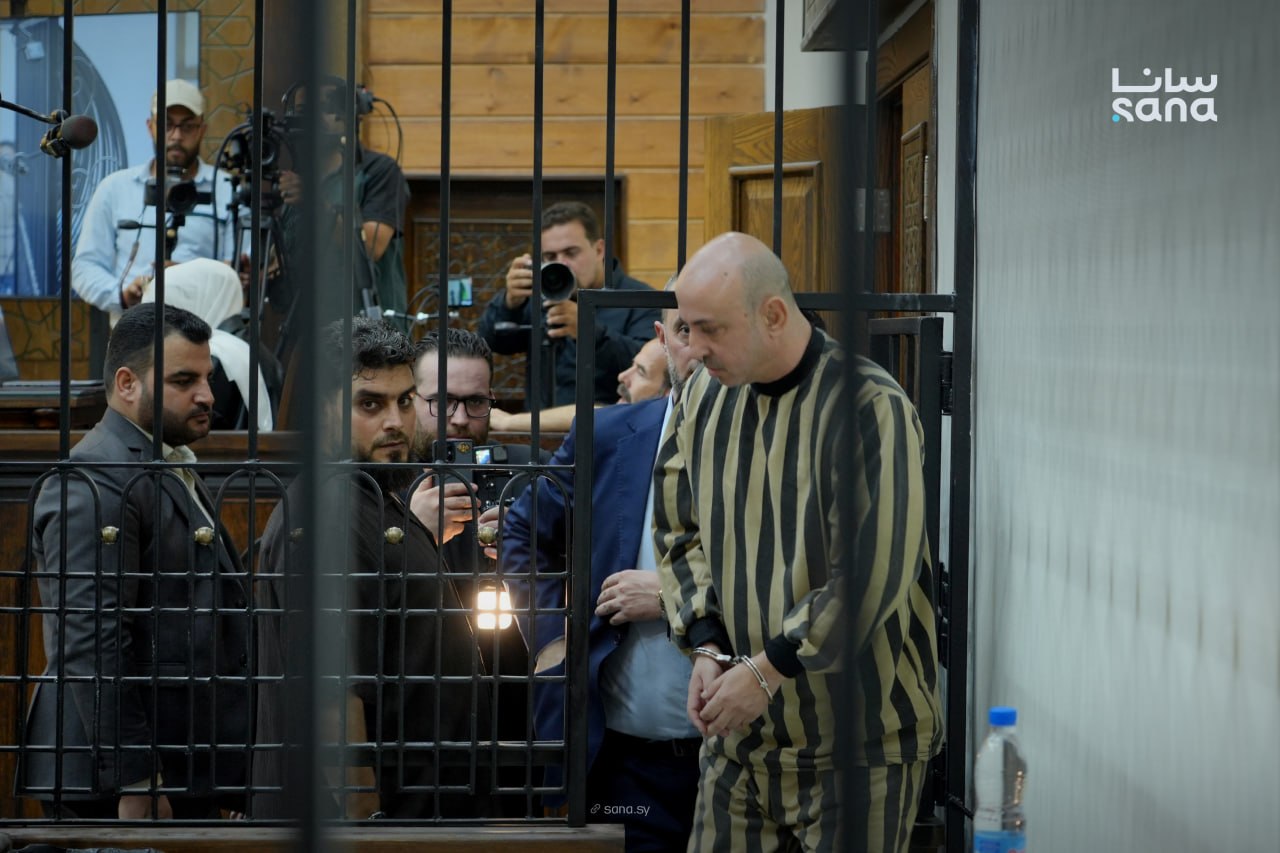 The Fourth Criminal Court in Damascus, where Wassim al-Assad was sentenced to death for crimes against humanity