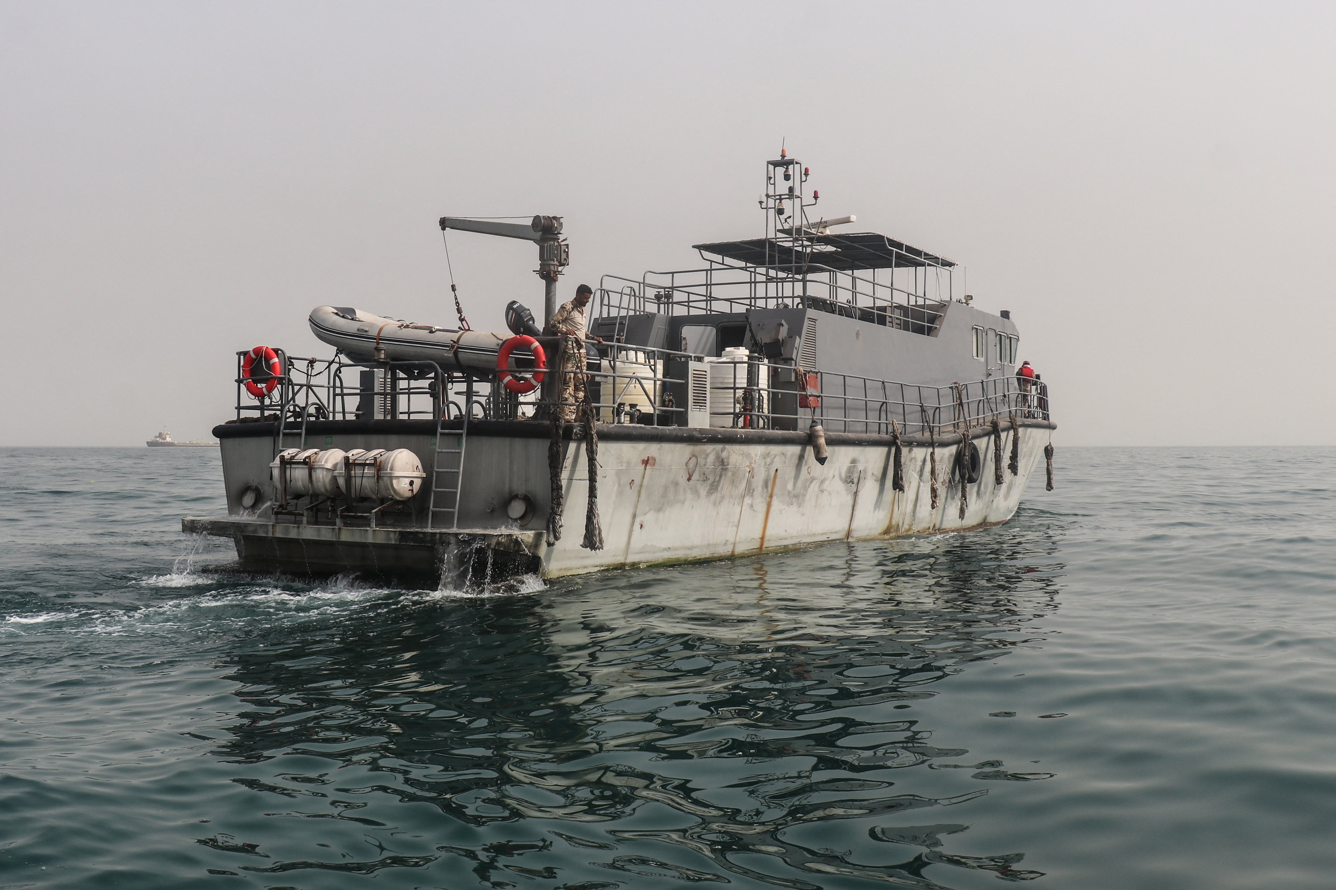 Naval vessels in Red Sea as Iran war disrupts global oil tanker routes driving Exxon and Chevron profits