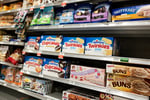 Packaged processed foods on grocery store shelves as FDA proposes mandatory GRAS disclosure for food chemicals