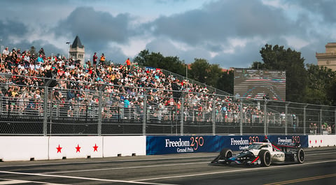 IndyCar Freedom 250 race on the streets of Washington DC near the National Mall