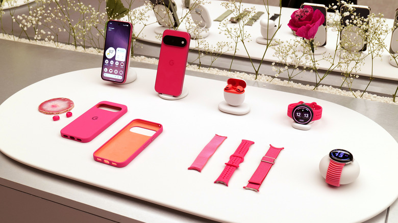 Google Pixel 11, Pixel Watch 5, and Pixel Tag displayed at Made by Google 2026 event