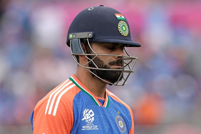 India and Afghanistan players during their T20 World Cup 2024 Super 8 match at the Kensington Oval in Bridgetown, part of the India vs Afghanistan match scorecard record