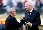 Infantino presenting medal at 2026 FIFA World Cup final