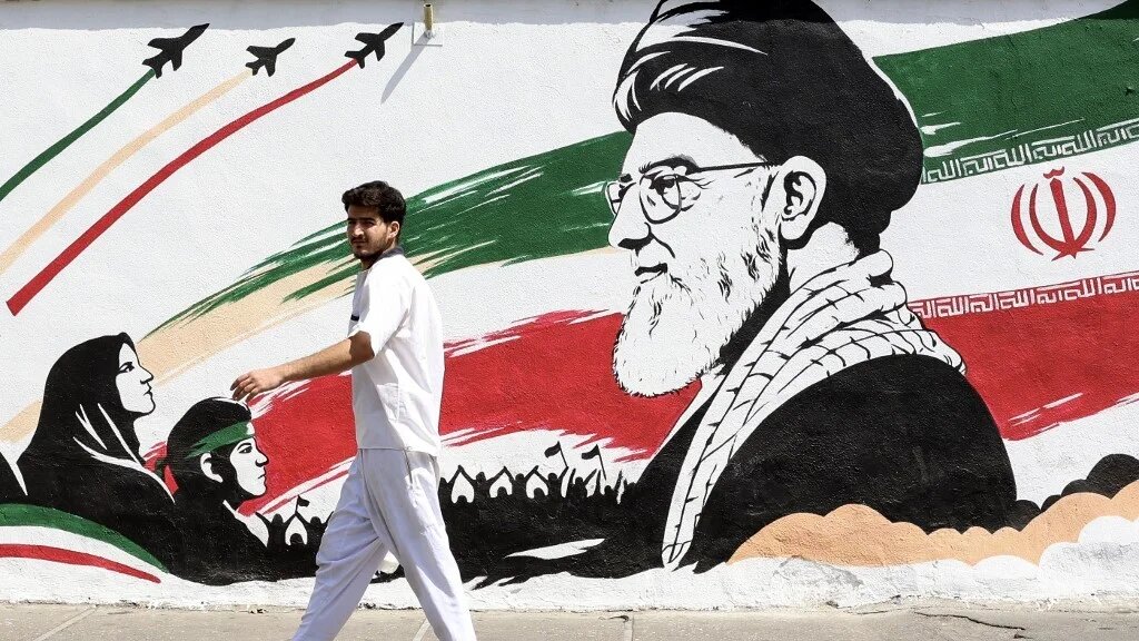IRGC Navy patrol boats in the Strait of Hormuz enforcing Iranian blockade August 2026