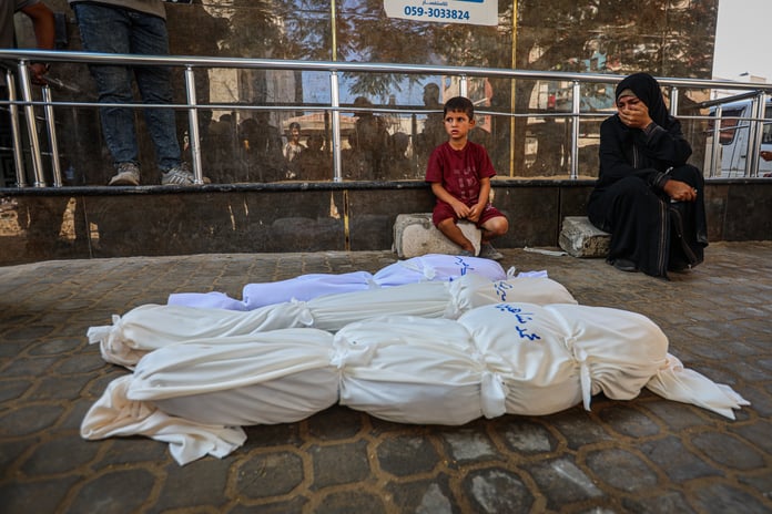 Destruction in Gaza as pro-Palestinian protests spread across Europe against the Gaza genocide
