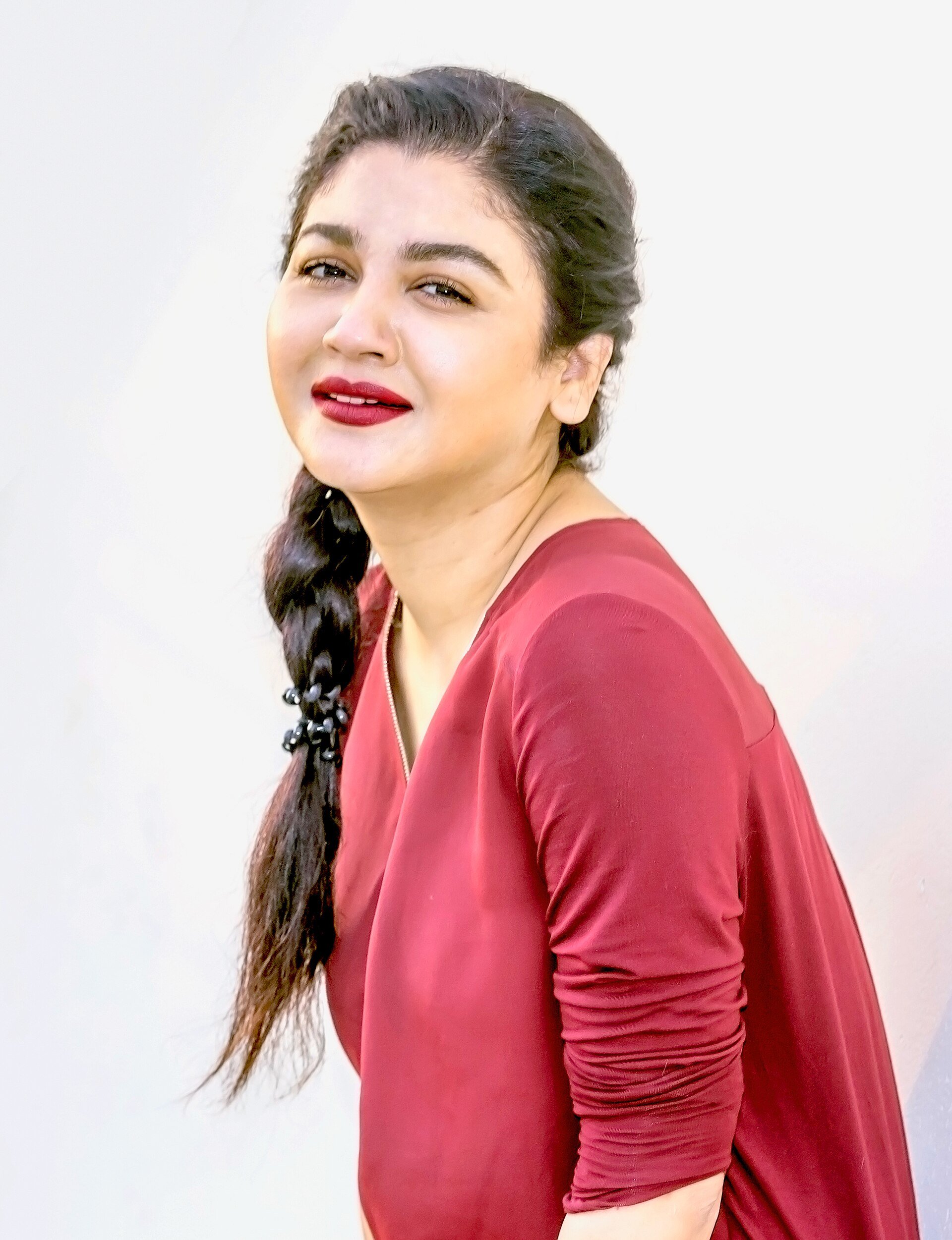Jaya Ahsan photographed in 2017, the year she became the first Bangladeshi to win a Filmfare Award