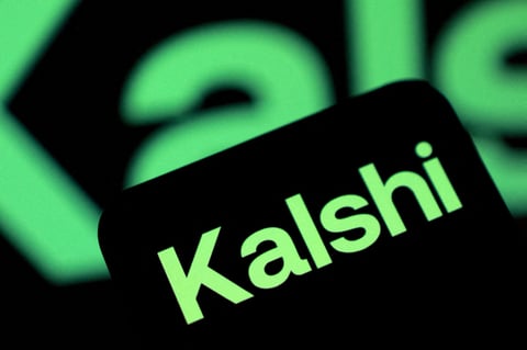 Kalshi prediction market platform logo illustration Reuters 2026