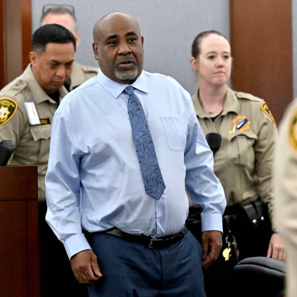 Duane Keffe D Davis in Las Vegas court at Tupac Shakur murder trial August 2026