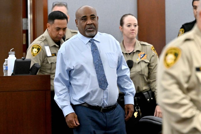 Duane Keffe D Davis in Las Vegas court at Tupac Shakur murder trial August 2026