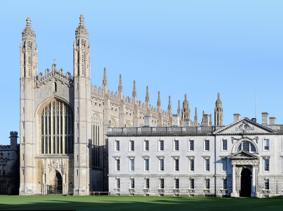 King's College Chapel and Gibbs Building at Cambridge University where Jason Arday became the institution's youngest Black professor in its 800-year history in 2023