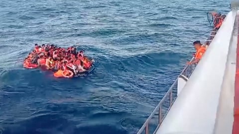 Rescue operations at Lake Kariba after the Mbuya Nehanda ferry capsized killing 44 people in Zimbabwe