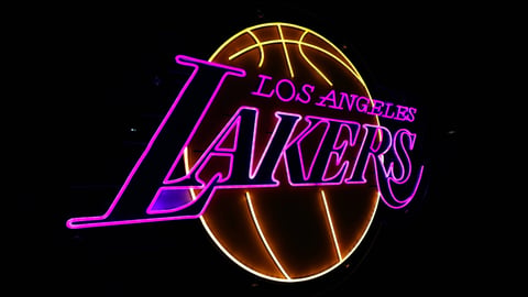 Los Angeles Lakers arena exterior as franchise is sold to Joshua Kushner and Bob Iger for record $12.5 billion in 2026