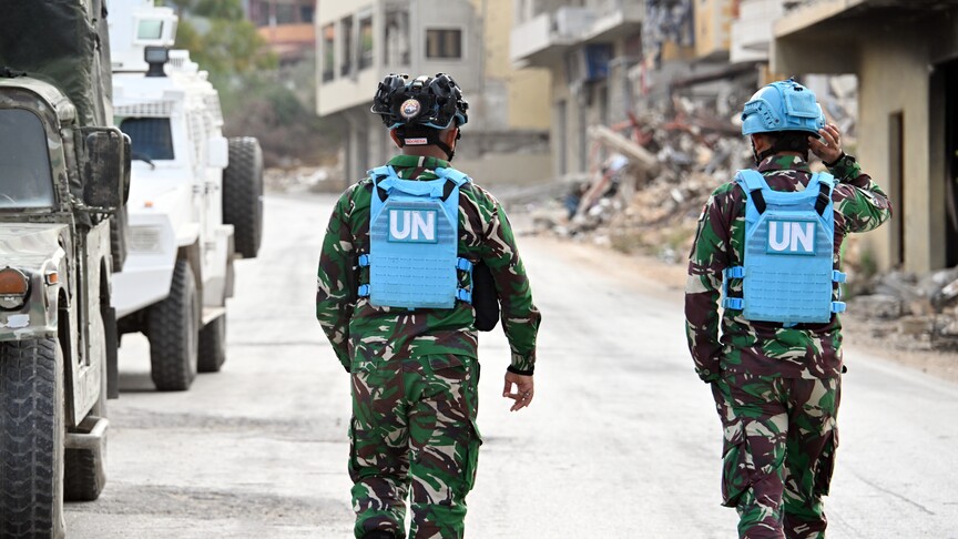 UNIFIL UN peacekeeping forces in southern Lebanon amid rising Israeli military activity and ceasefire violations