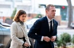 Rep. Max Miller and Emily Moreno arrive at the Capitol for new member orientation in November 2022