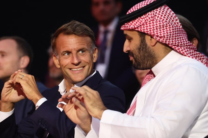 Saudi Crown Prince Mohammed bin Salman and French President Emmanuel Macron in Paris for state visit 2026