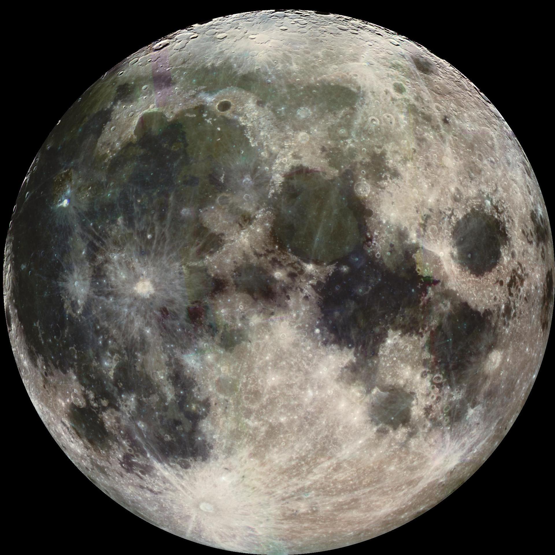 NASA image of the moon's surface showing craters and regolith during waning gibbous phase