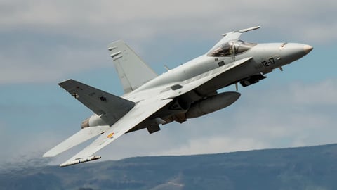 Spanish F-18 fighter jets used by NATO to shoot down unidentified drone over Romania near Moldova border during Ukraine war airspace violations