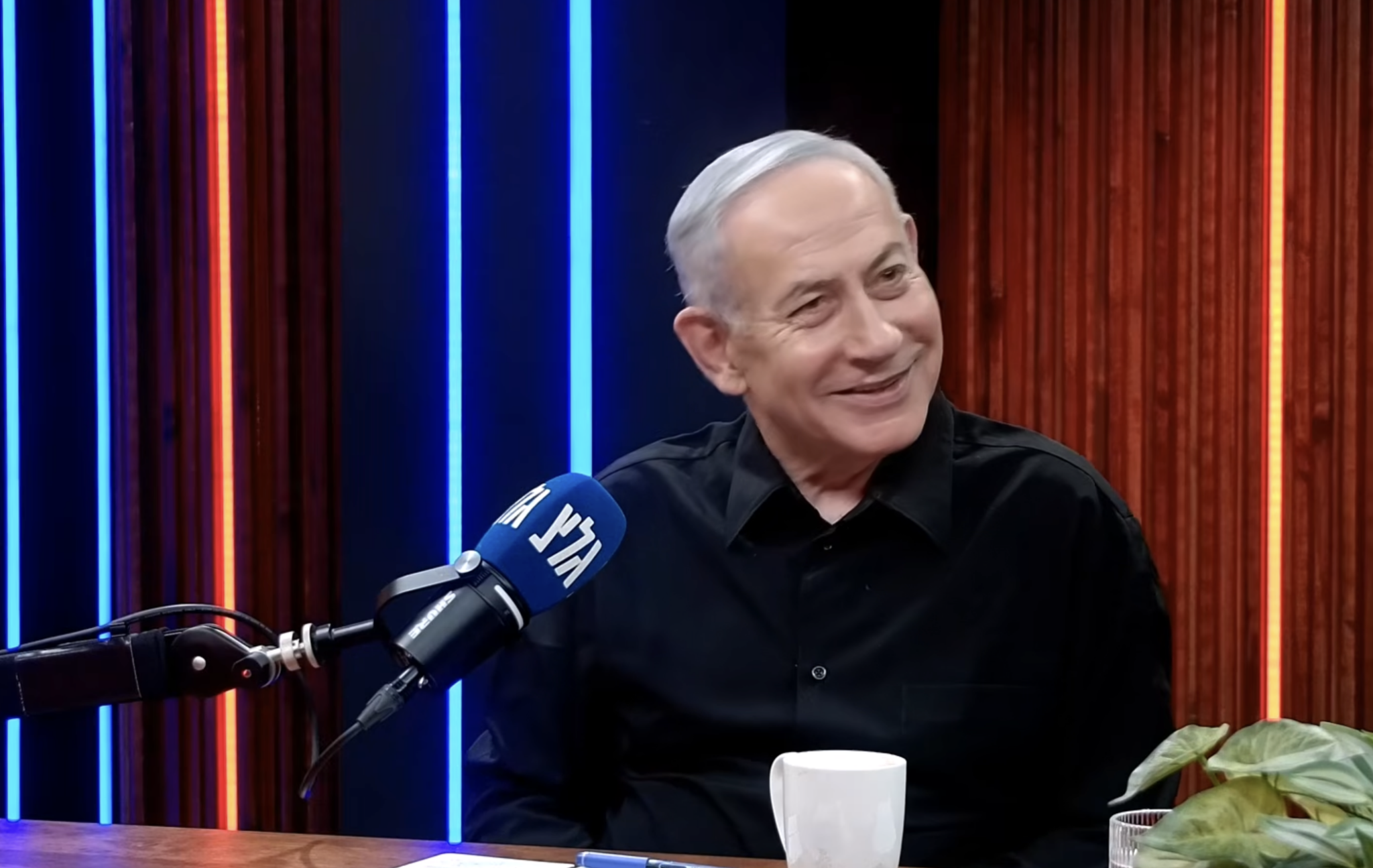 Screenshot of Netanyahu's appearance on Israeli Army Radio bereavement program, August 13, 2026