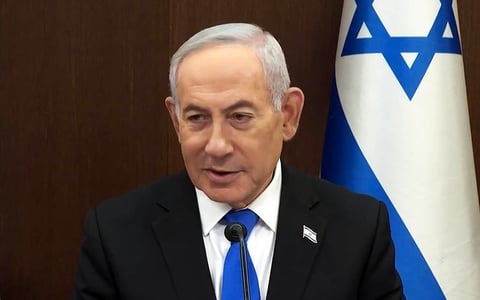 Israeli Prime Minister Benjamin Netanyahu leading cabinet meeting on Gaza framework August 2026