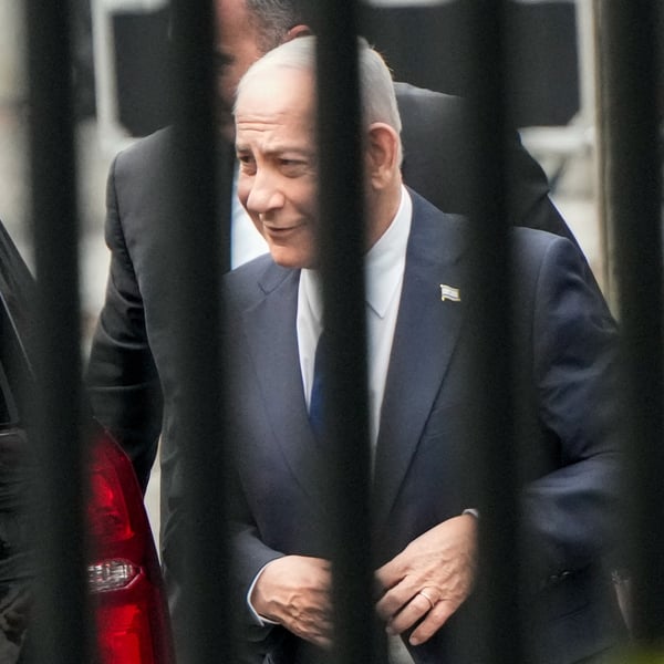 Israeli Prime Minister Benjamin Netanyahu arrives at the White House in Washington DC on July 28 2026 ahead of Gaza withdrawal talks