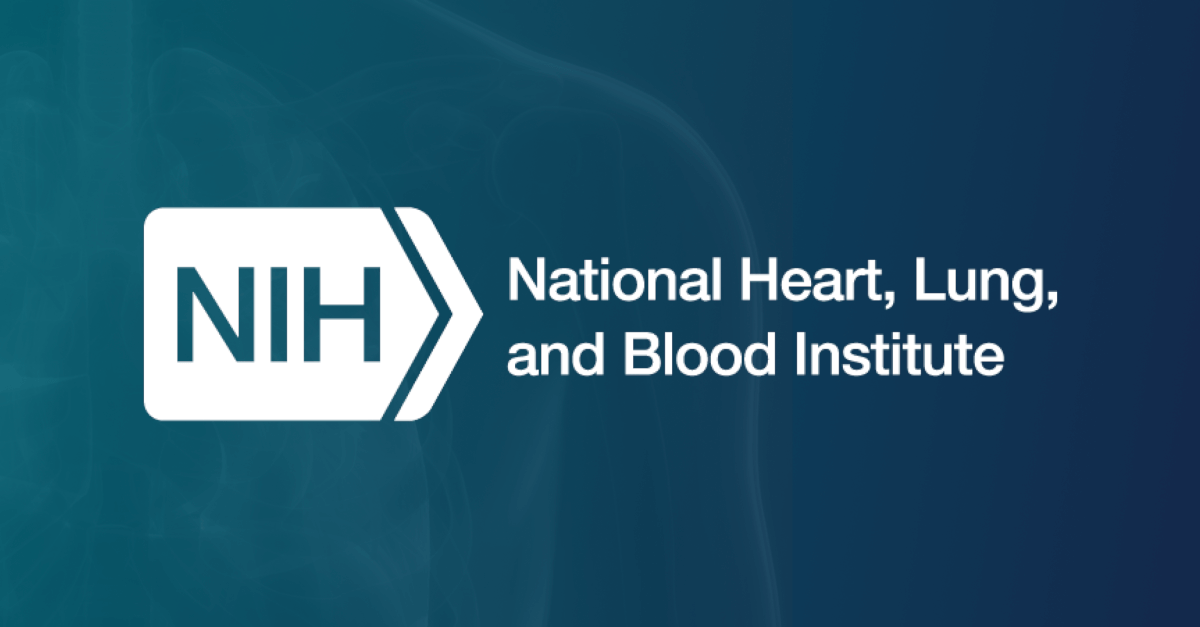 National Heart Lung and Blood Institute emblem representing cardiac arrest research and heart health science