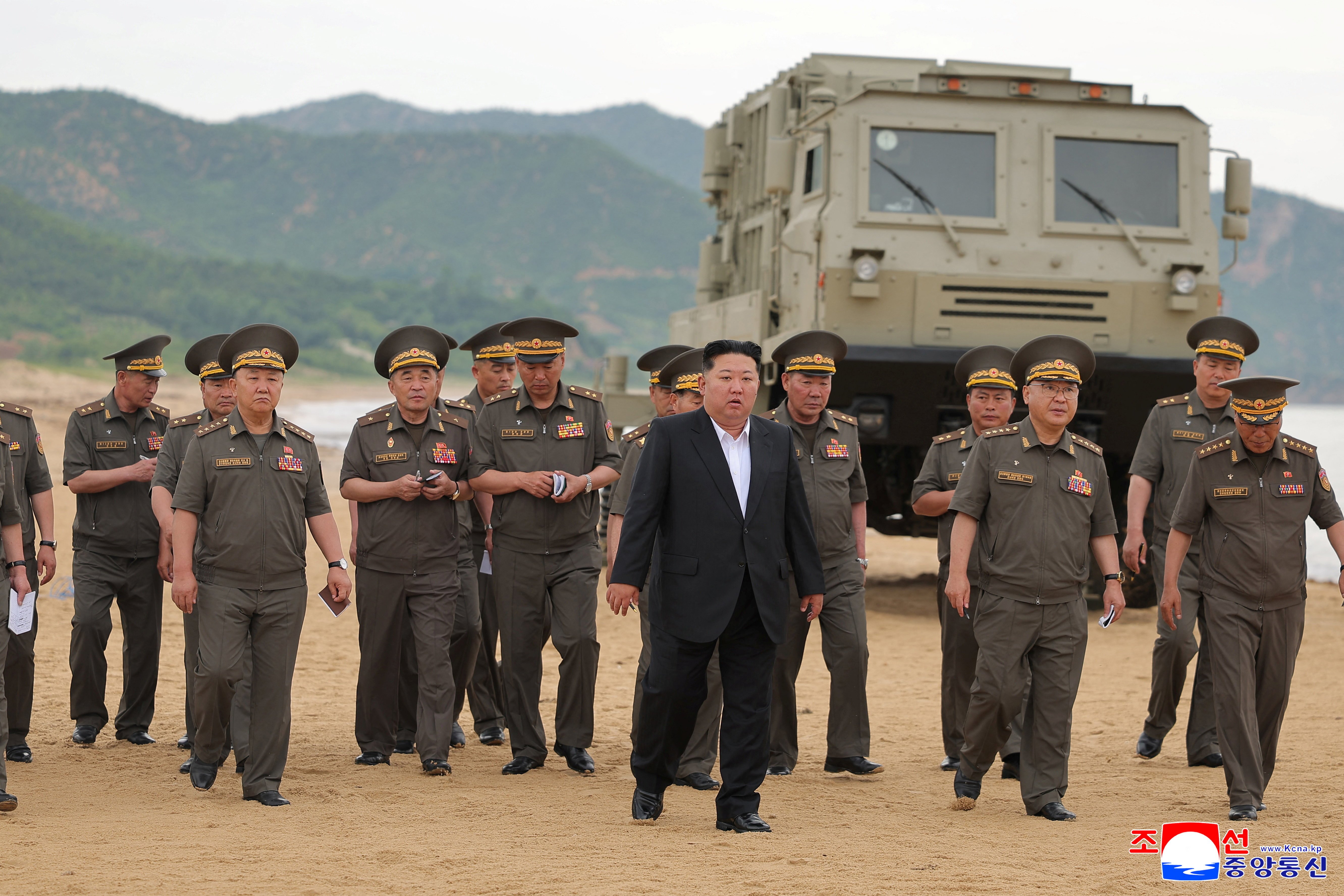 Kim Jong Un oversees North Korea weapons tests including ballistic missiles and rocket launchers June 2026