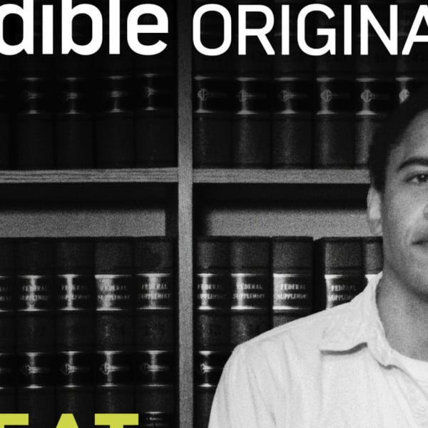 Promotional image for A Great Book with Barack Obama podcast launching on Audible September 2026
