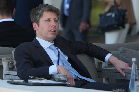 OpenAI CEO Sam Altman at the G7 summit as OpenAI faces a $3.2 million DOJ settlement over US worker discrimination in PERM hiring
