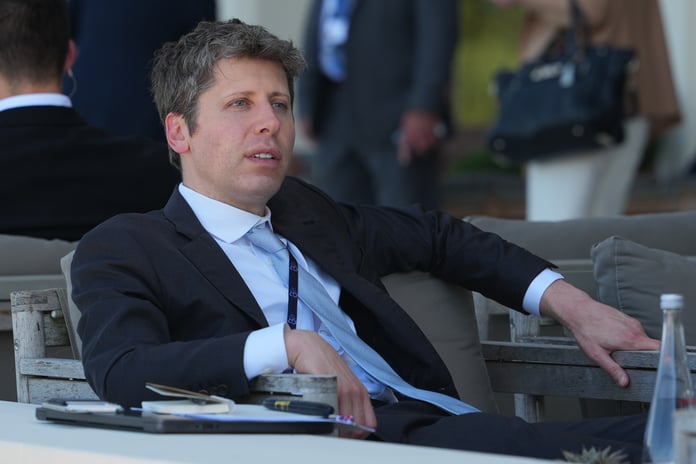 OpenAI CEO Sam Altman at the G7 summit as OpenAI faces a $3.2 million DOJ settlement over US worker discrimination in PERM hiring