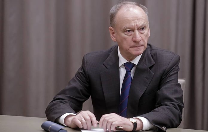 Russian presidential aide and Marine Board chairman Nikolai Patrushev who held maritime logistics talks in Algiers with Algerian officials