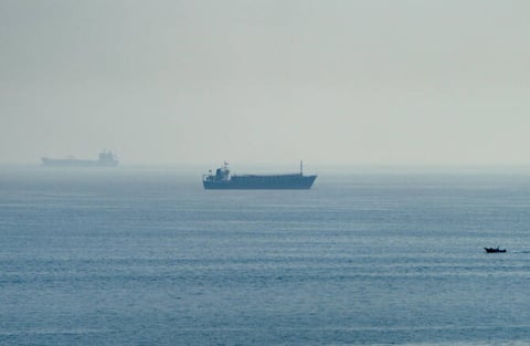 Tankers transiting the Strait of Hormuz near Oman as UKMTO reports two vessel incidents
