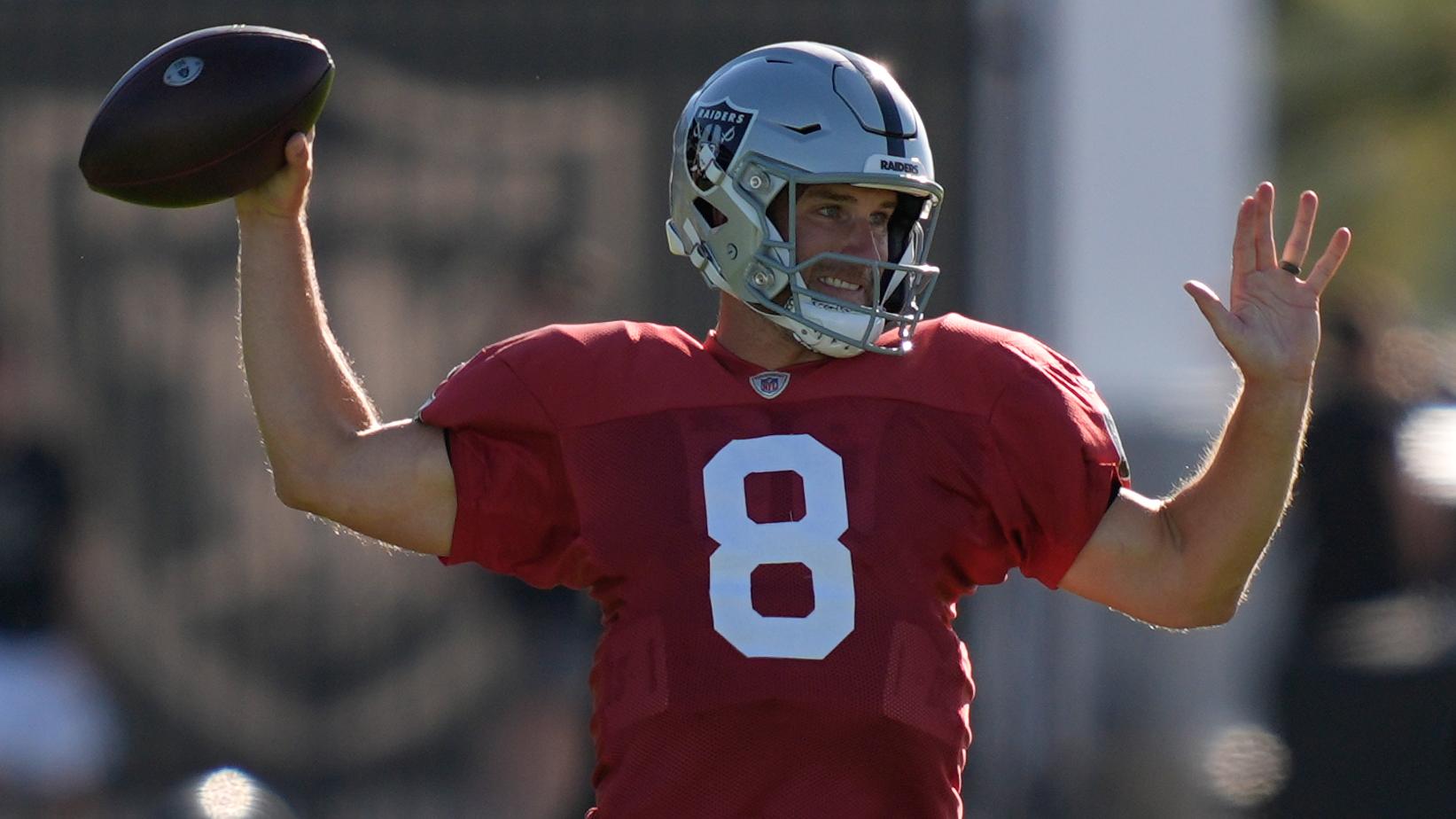 Maxx Crosby and Kirk Cousins held from Las Vegas Raiders practice after training camp altercation