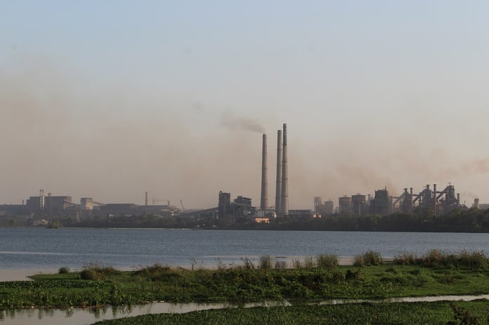 The Bokaro Steel Plant in Jharkhand, one of the integrated steel works operated by Steel Authority of India