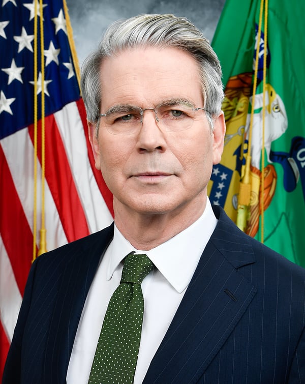 U.S. Treasury Secretary Scott Bessent official portrait