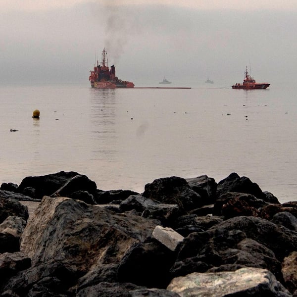 Spanish Civil Protection vessels at Ceuta during migrant crisis August 2026