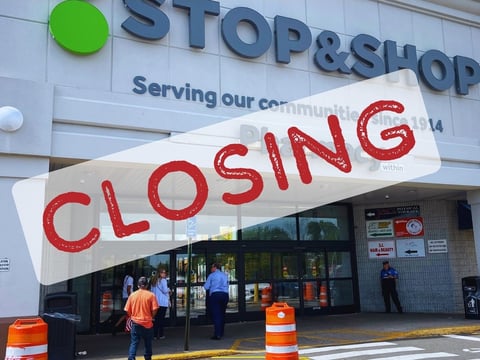 Stop and Shop supermarket storefront in New Jersey