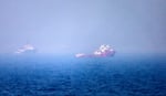 Vessel near Khor Fakkan UAE in the Strait of Hormuz area 2026