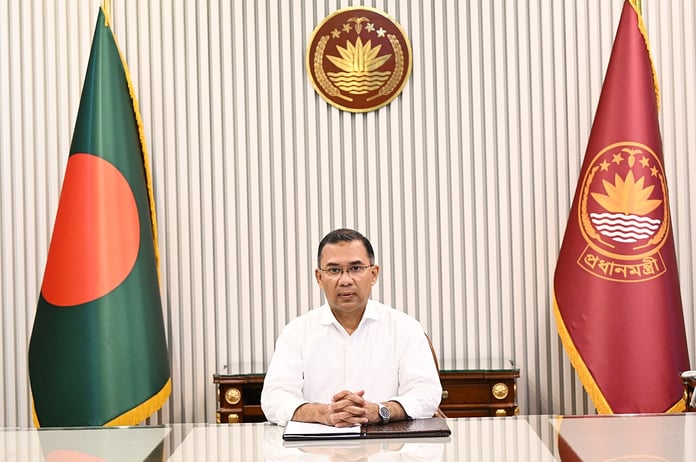 Tarique Rahman, prime minister of Bangladesh, addressing the nation on 18 February 2026