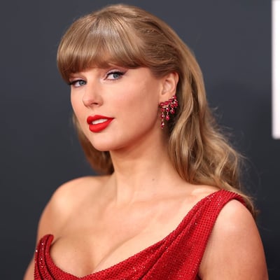 Taylor Swift at an entertainment industry event, whose team filed a copyright claim removing her song august from a Team Trump TikTok video in August 2026