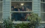 Greta Lee and Wagner Moura with cast in The Last House, Louis Leterrier Netflix survival thriller