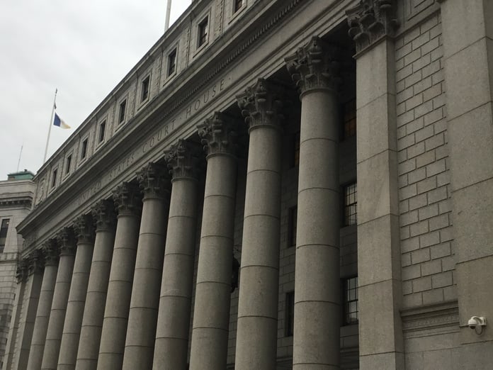 Thurgood Marshall US Courthouse in Manhattan where Luigi Mangione's federal hearing took place