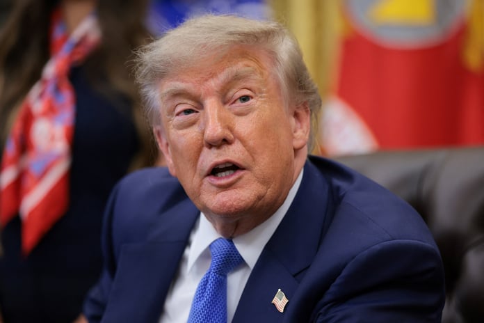 President Donald Trump signs health policy executive action August 2026 Reuters