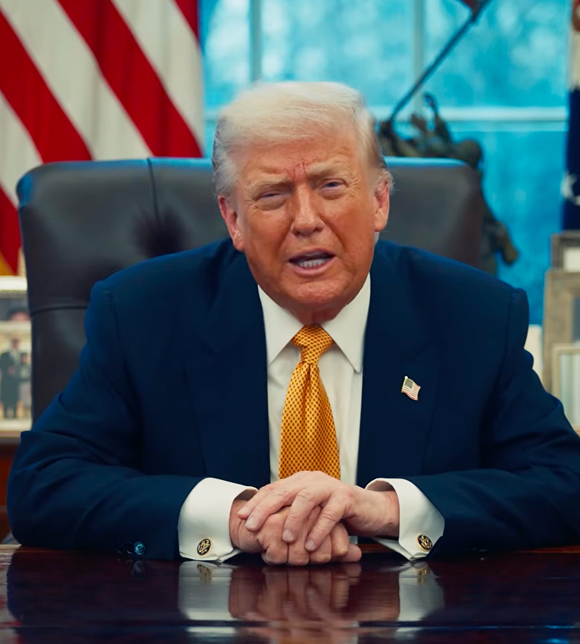 President Donald Trump at his Oval Office desk in January 2026, during his term marked by sweeping executive orders on immigration and birthright citizenship