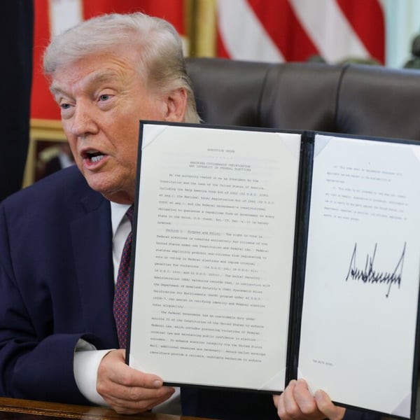 US Supreme Court building in Washington as justices rule 6-3 to clear Trump mail-in ballot executive order ahead of 2026 midterms