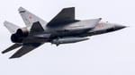 Russian MiG-31 aircraft carrying Kinzhal missile during military operation in Ukraine