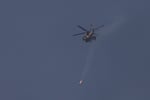Israeli military helicopter fires projectile over southern Lebanon during operations