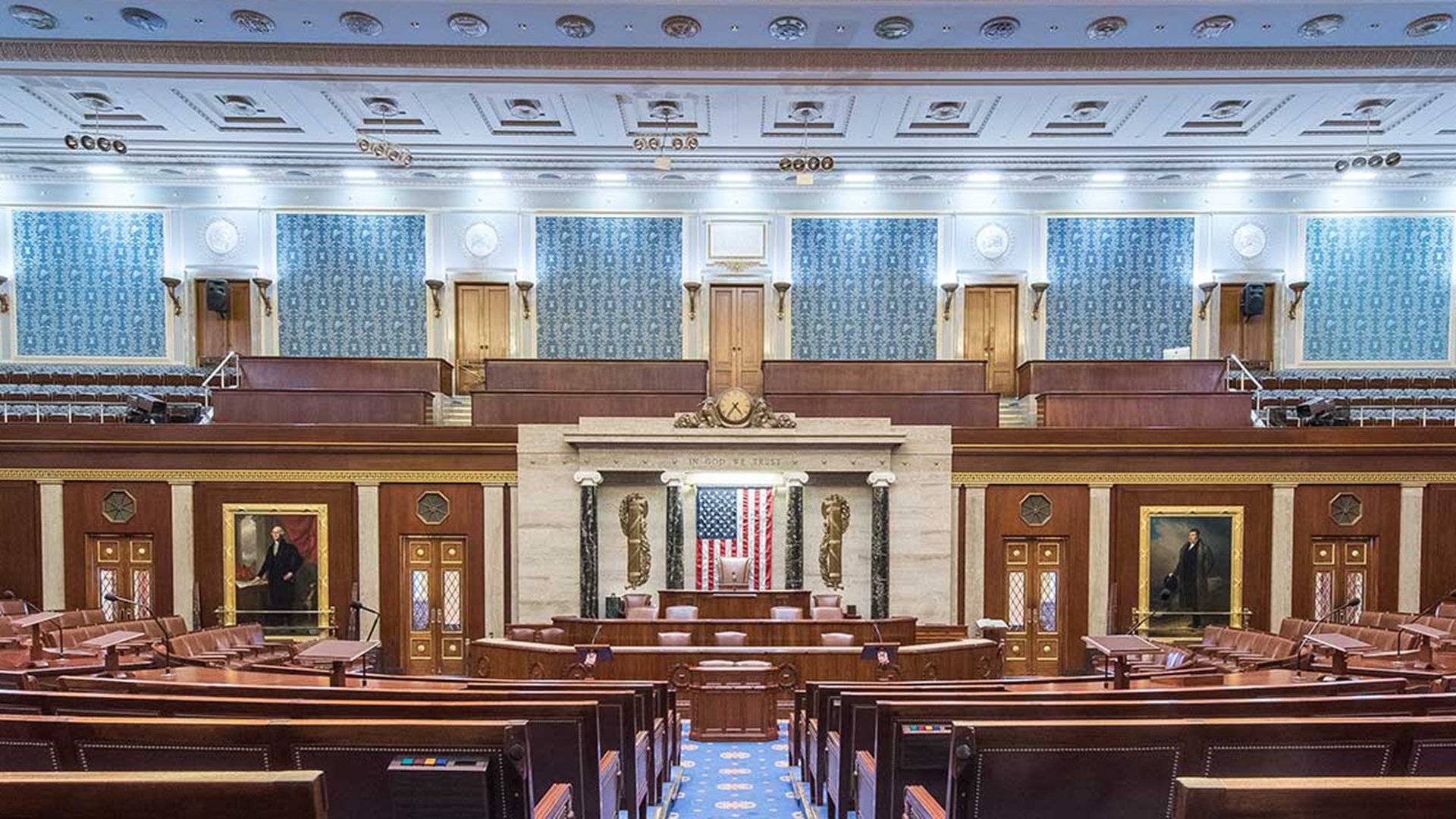 The U.S. House of Representatives chamber in the Capitol Building