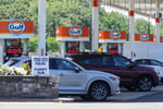 Cars at a Gulf Oil gas station reflecting rising gasoline prices amid US inflation July 2026