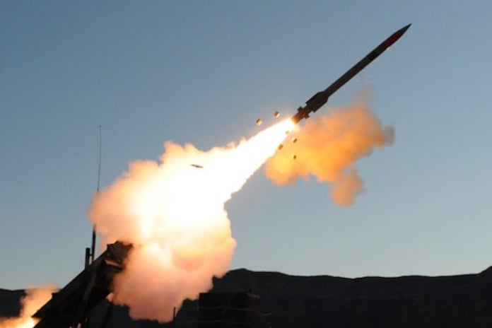 US Army Patriot missile system representing depleted American precision strike and interceptor stockpiles in the Iran war