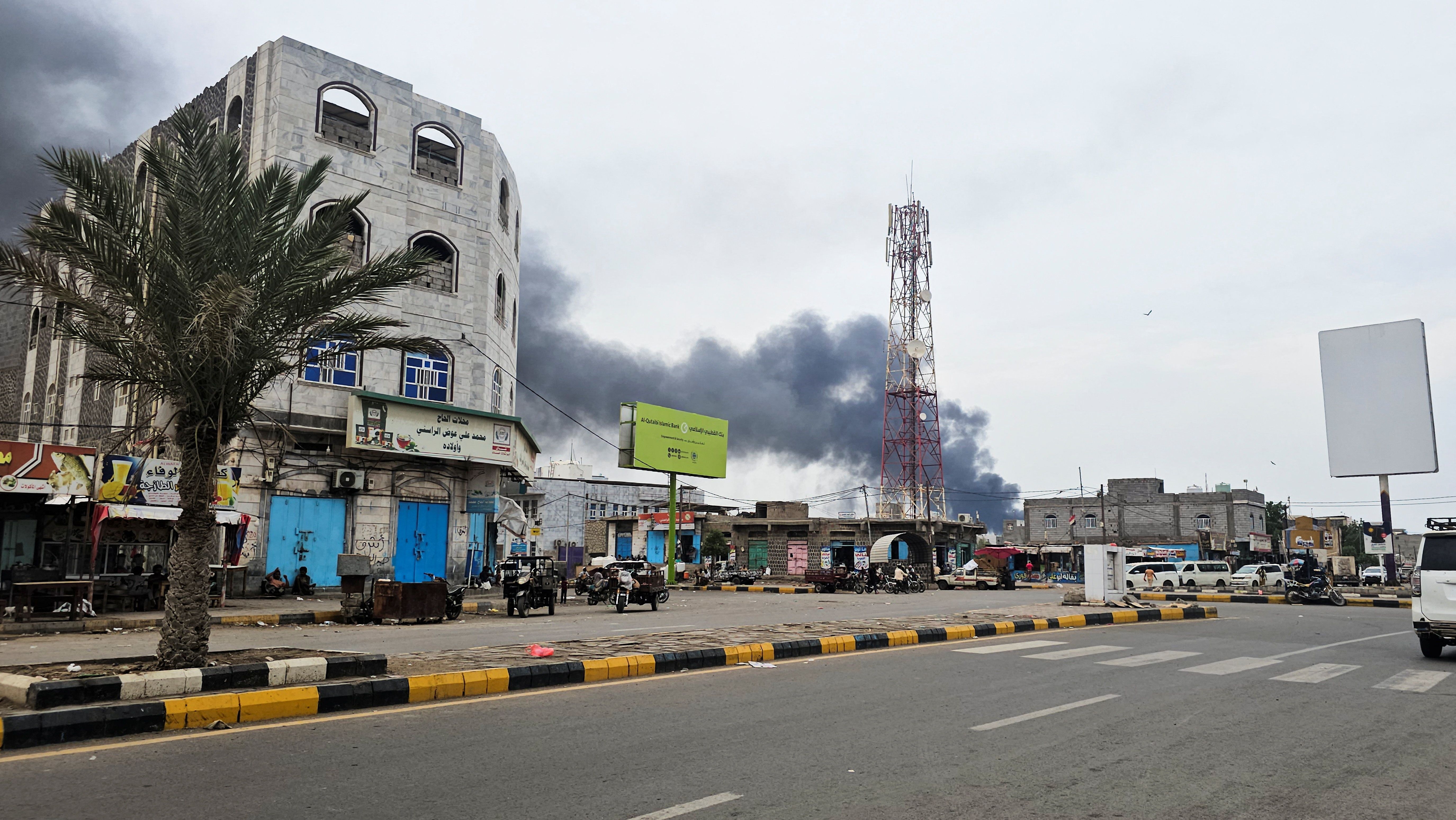 US military and Yemen forces after Houthi missile attacks on Mokha port in August 2026